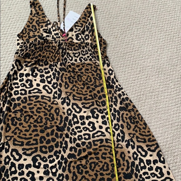 NEW LOVE leopard nightie, bathing suit cover MED - Picture 11 of 12